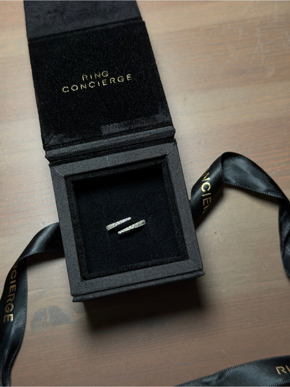 AUTHENTIC | Ring Concierge Open Diamond Wrap Ring